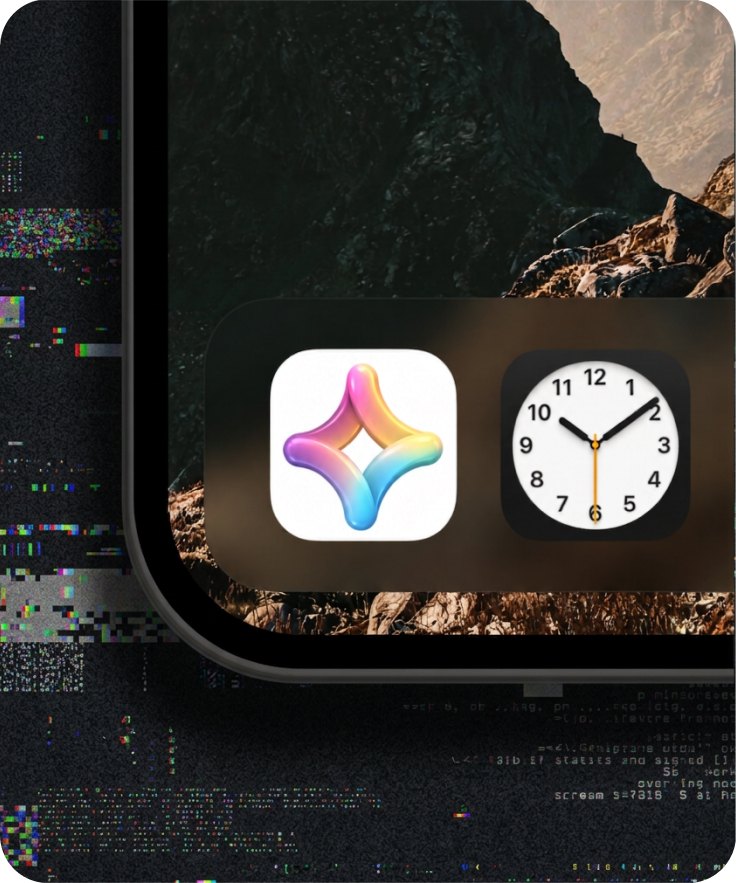 HeyTalk on an iPhone home screen